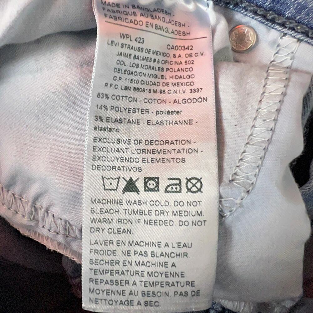 Levi's Denizen Modern Skinny Jeans Size 25 - Picture 10 of 11